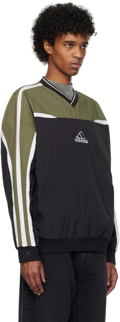 Adidas Black & Khaki Cutline Sweatshirt 2