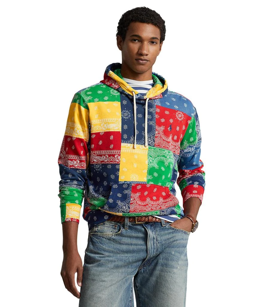 Ralph Lauren Patchwork-Print Spa Terry Hoodie 1