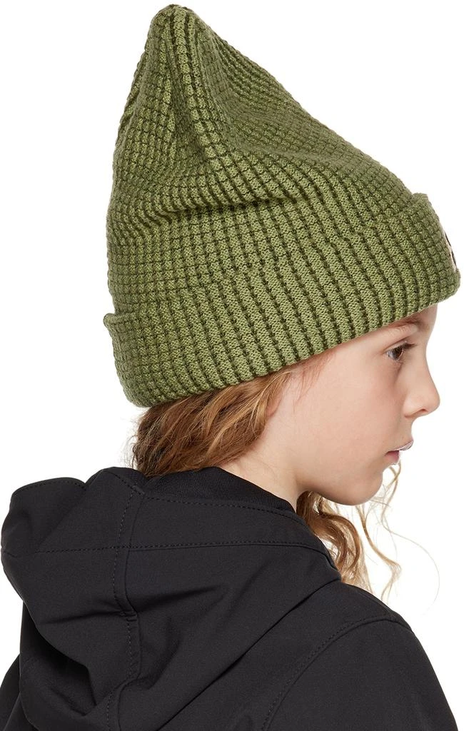 Nike Big Kids Green Rolled Brim Beanie 3