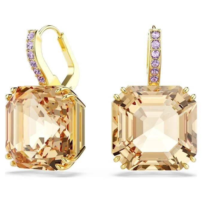 Swarovski Swarovski Millenia Gold-Tone Plated Drop Earrings