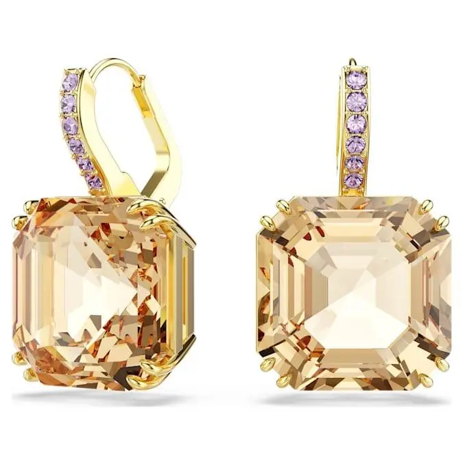 Swarovski Swarovski Millenia Gold-Tone Plated Drop Earrings