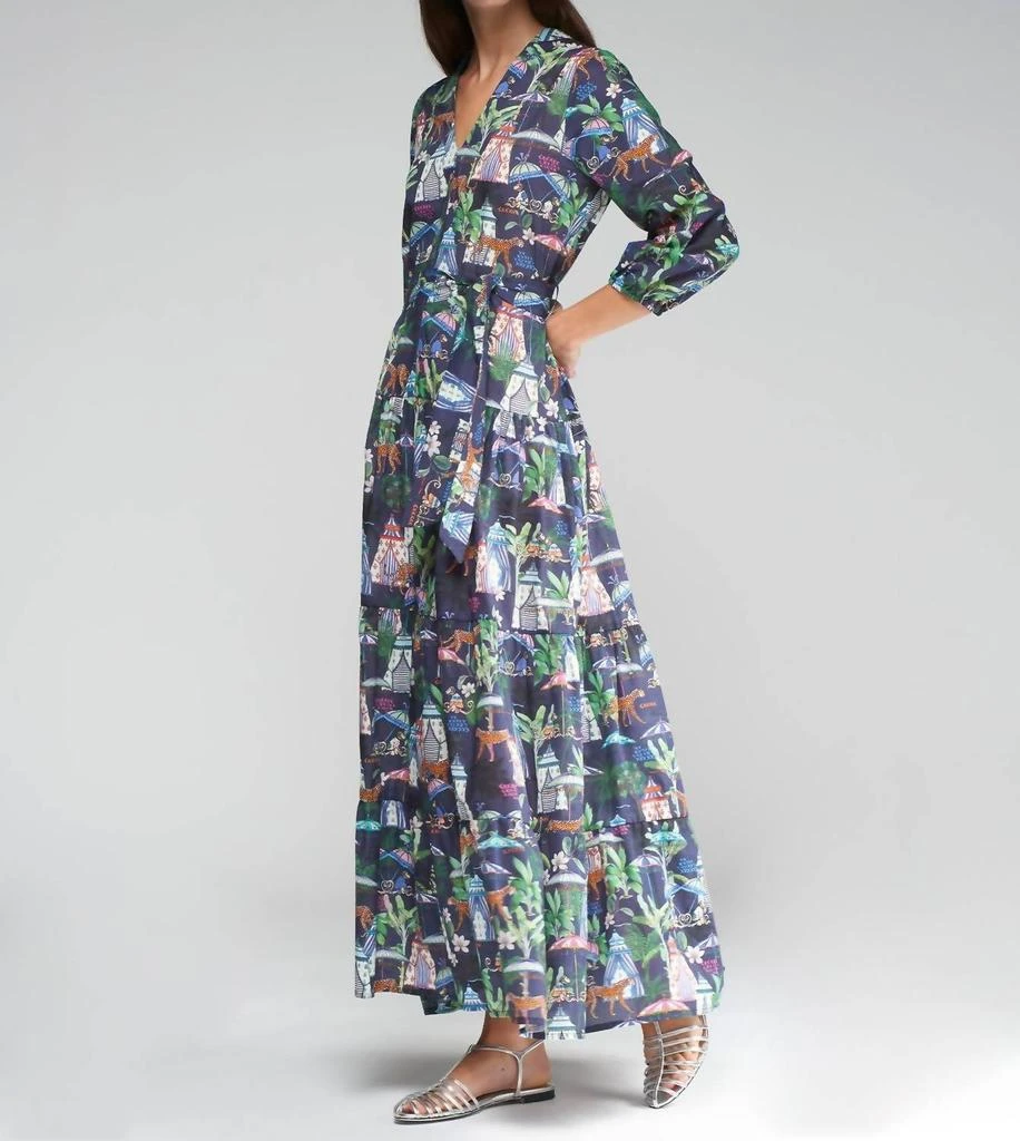 VILAGALLO Vilagallo - Marina Flora Dress 1