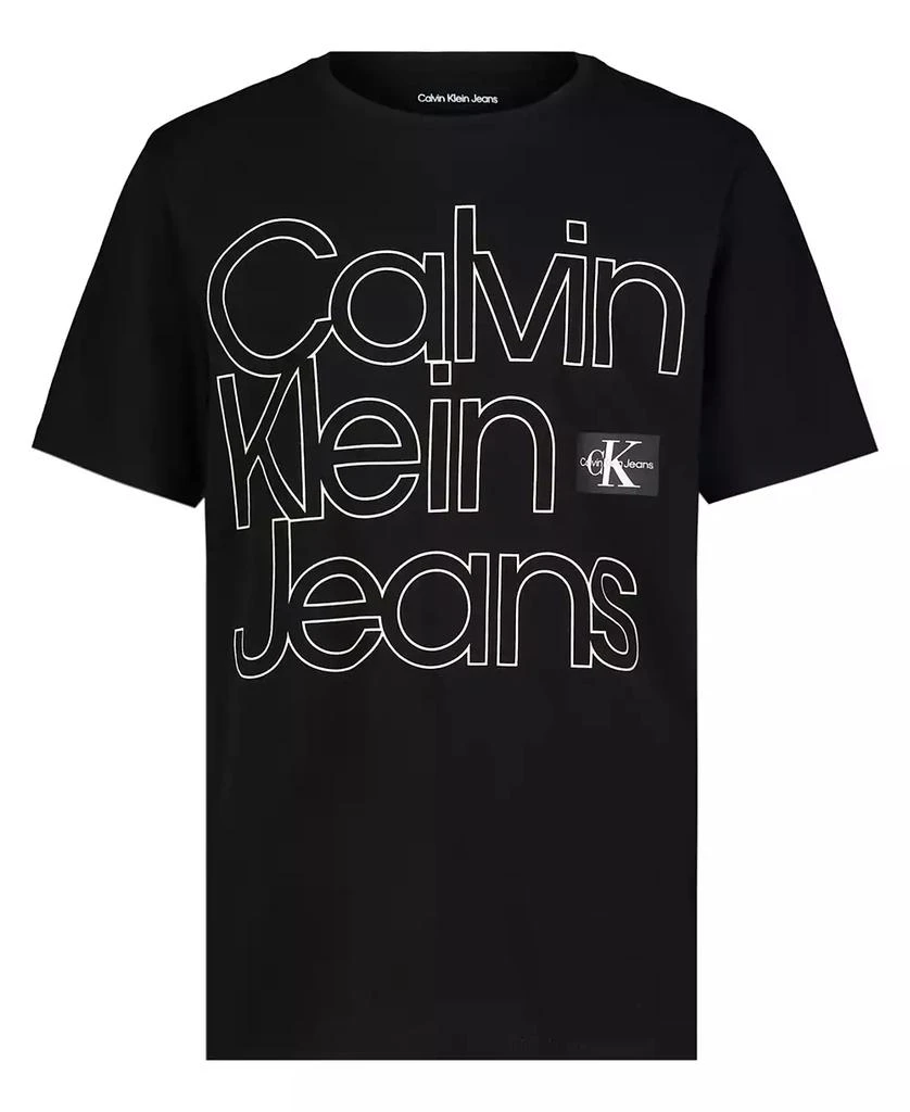 Calvin Klein Big Boys Side By Side Short Sleeve T-Shirt 1