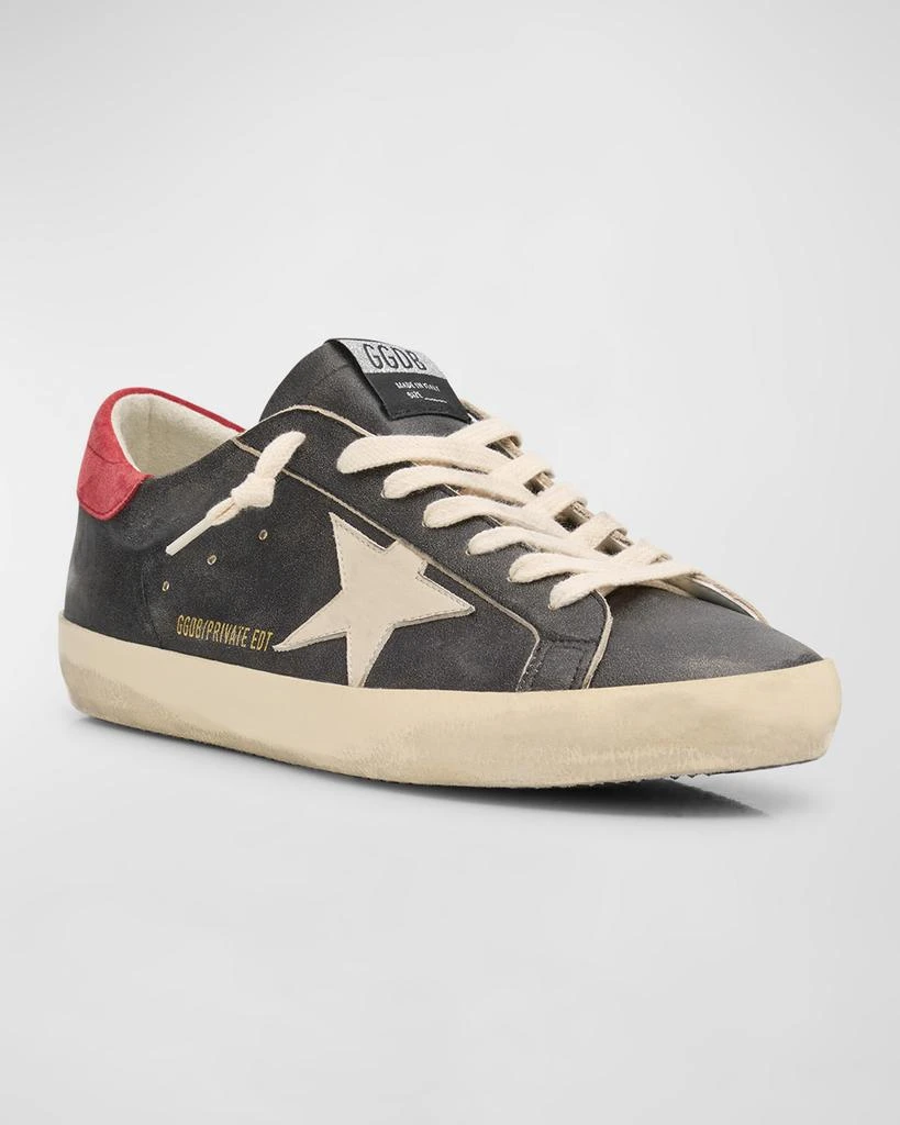 Golden Goose Men's Superstar Leather Low-Top Sneakers 3