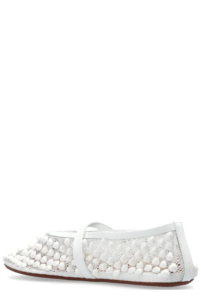 Alaïa Alaïa Stud Fishnet Ballet Flats 3