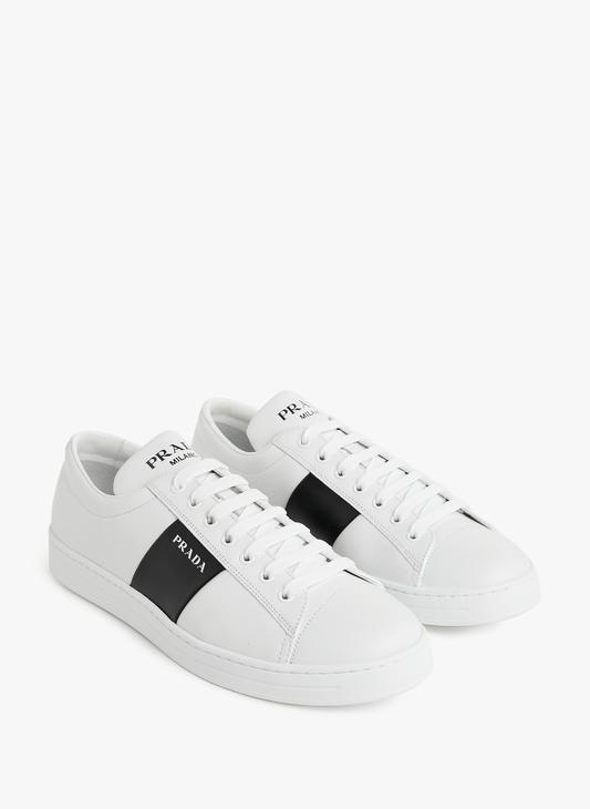 Prada Leather logo sneakers