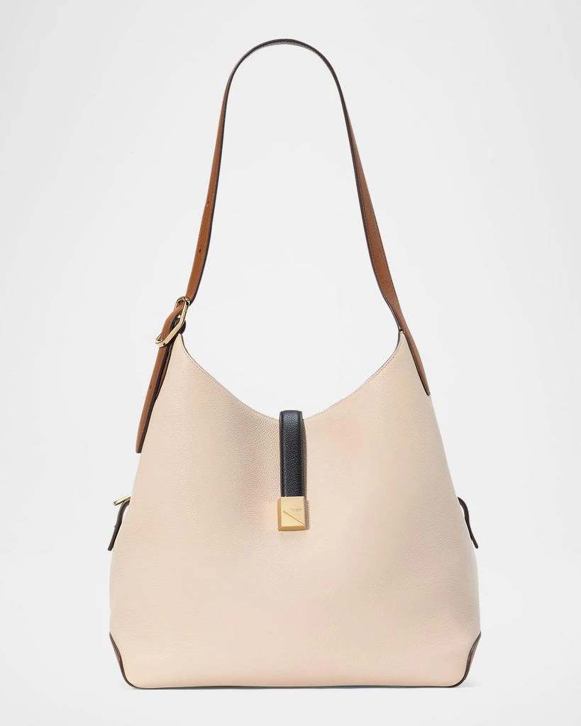Kate Spade tribeca colorblock pebbled leather shoulder bag - Shoulder ...