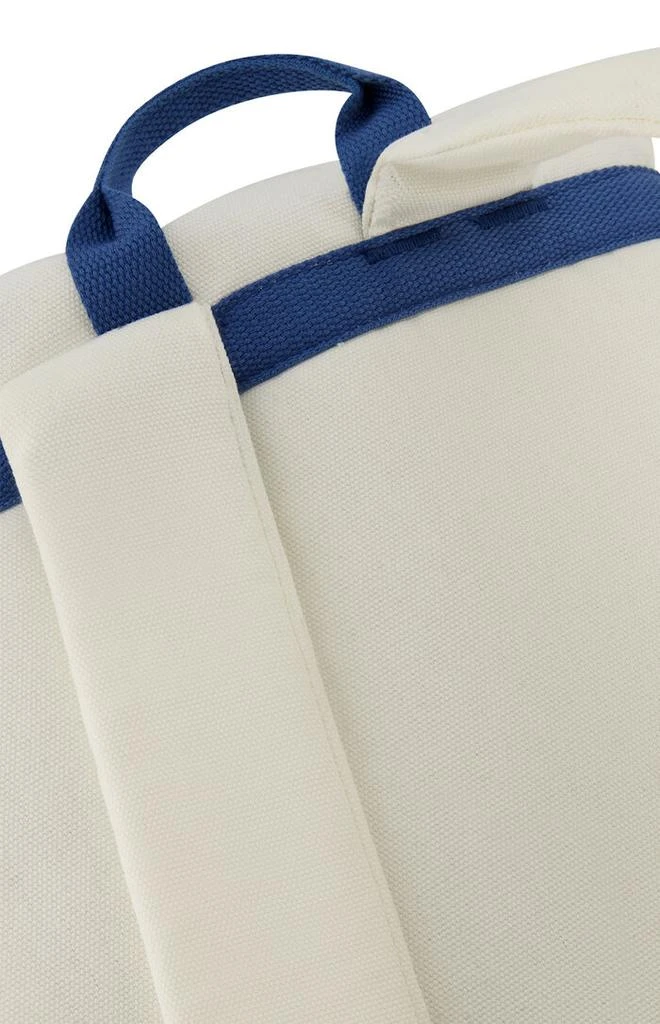 New Balance Blue & White Canvas Backpack 6