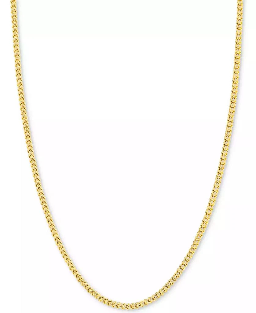 Italian Gold 22" Franco Chain Necklace (1-7/8mm) in 14k Gold 1