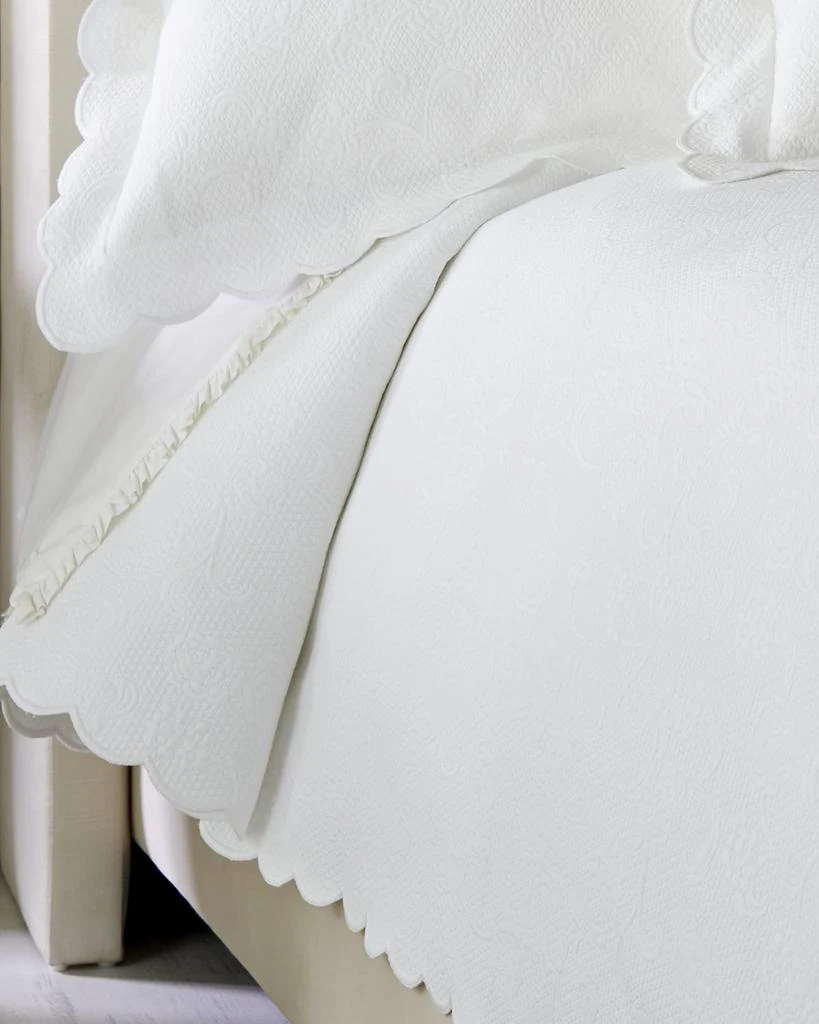 Sferra Alice King Floral Matelasse Coverlet