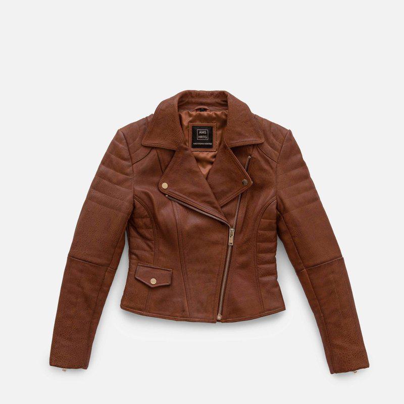 Amsterdam Heritage Munroe | Leather Biker Jacket