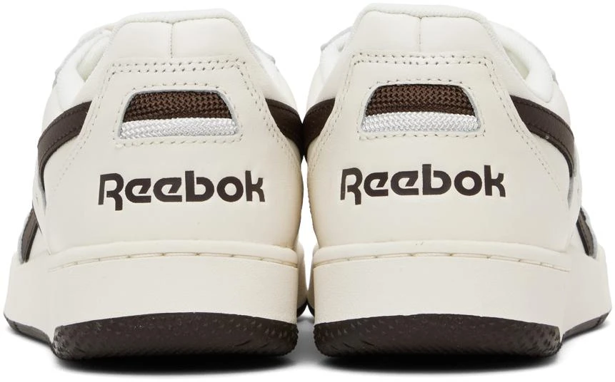 Reebok Classics Off-White & Brown Bb 4000 Ii Basketball Sneakers 2