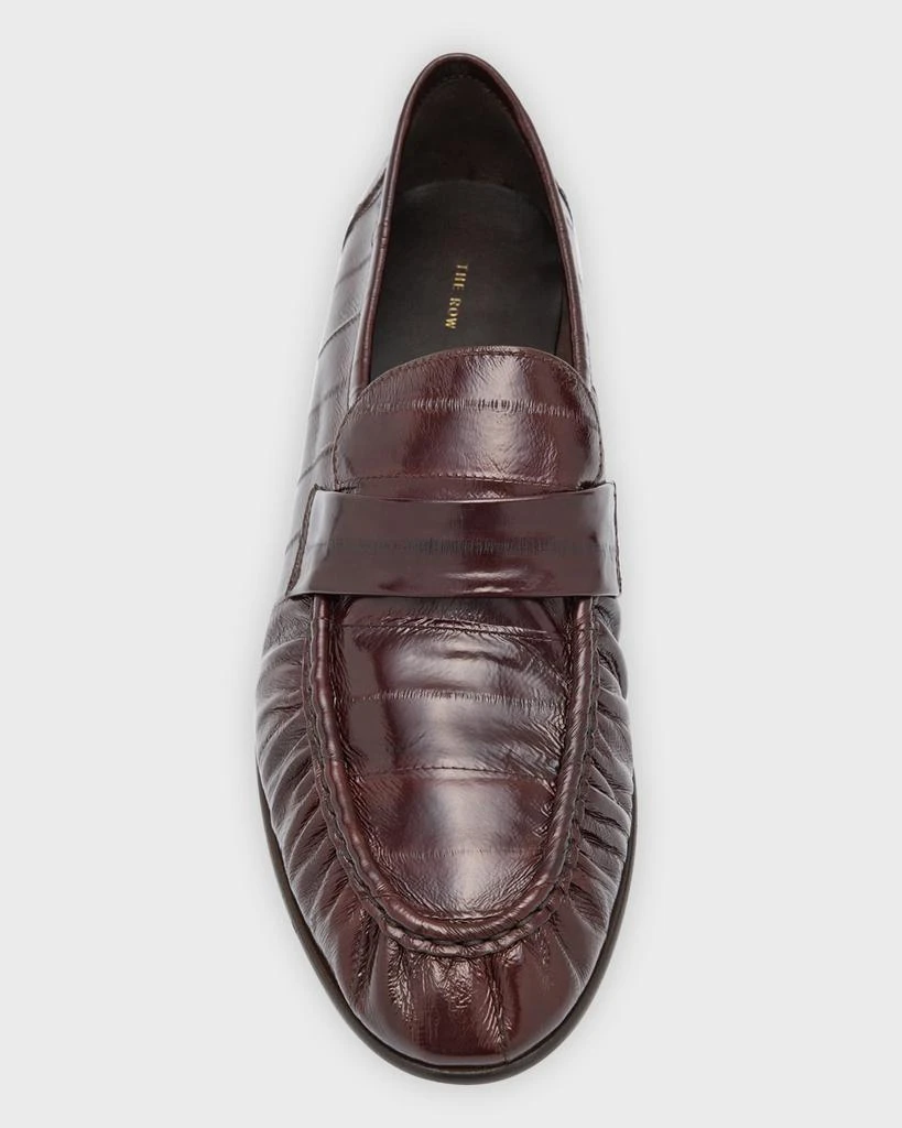 The Row Soft Leather Flat Loafers 6