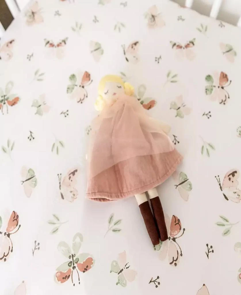 Crane Baby Infants Parker Fitted Butterfly Crib Sheet 5