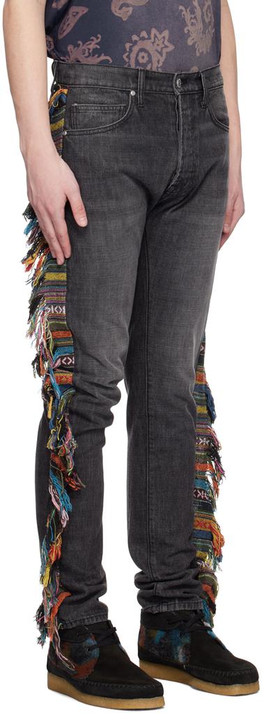 Alchemist Black Fringed Jeans