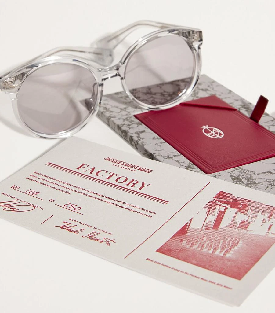 Jacques Marie Mage Acetate Round Factory Sunglasses 5
