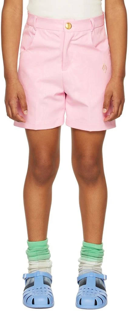 The Animals Observatory Kids Pink Logo Moare Pig Trousers 2