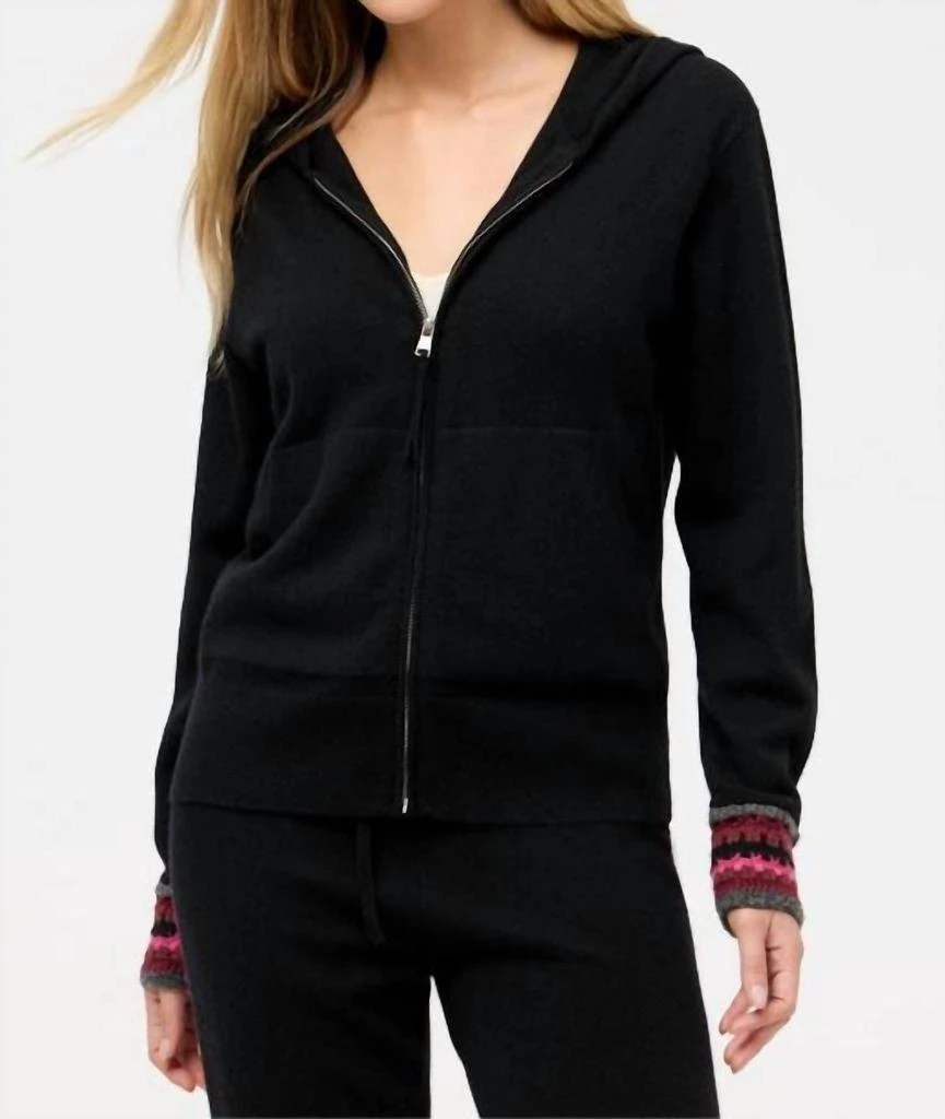 Johnny Was Johnny Was - CROCHET CUFF HOODIE