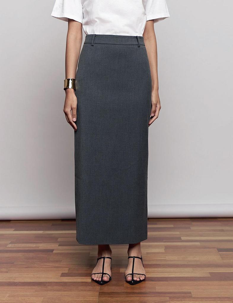 Pixie Market Nia Grey Maxi Skirt