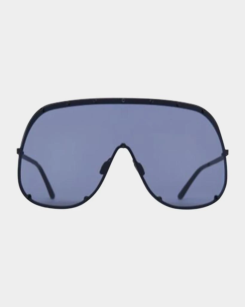 Rick Owens Men's Solid-Frame Shield Sunglasses 1
