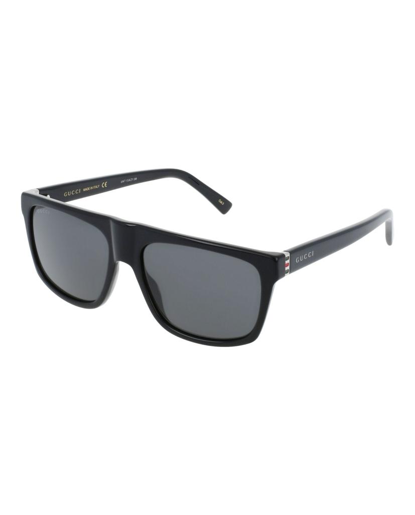 Gucci Square-Frame Acetate Sunglasses