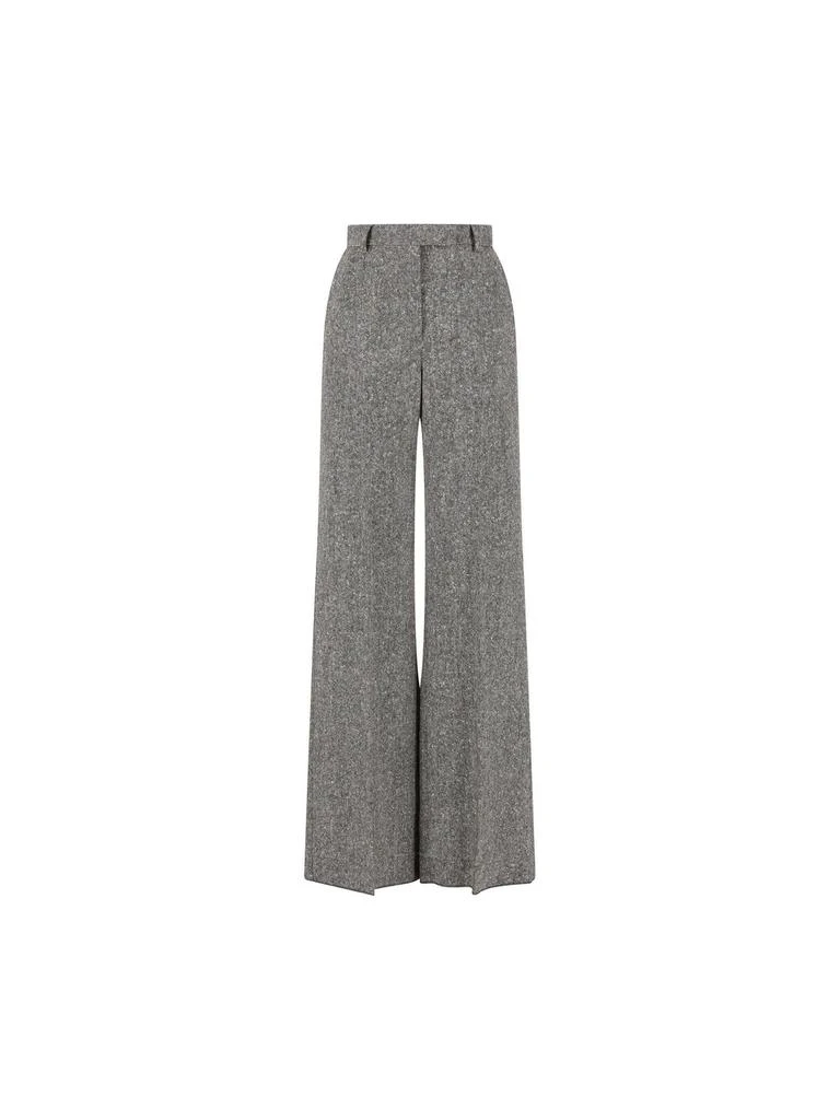 Valentino Valentino Pleat Detailed Wide Leg Trousers from Cettire