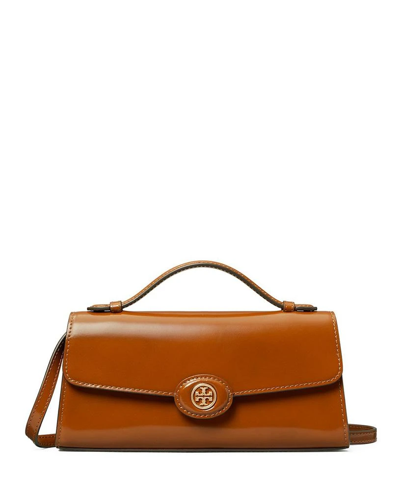 Tory Burch Robinson Spazzolato Top Handle Chain Wallet 1