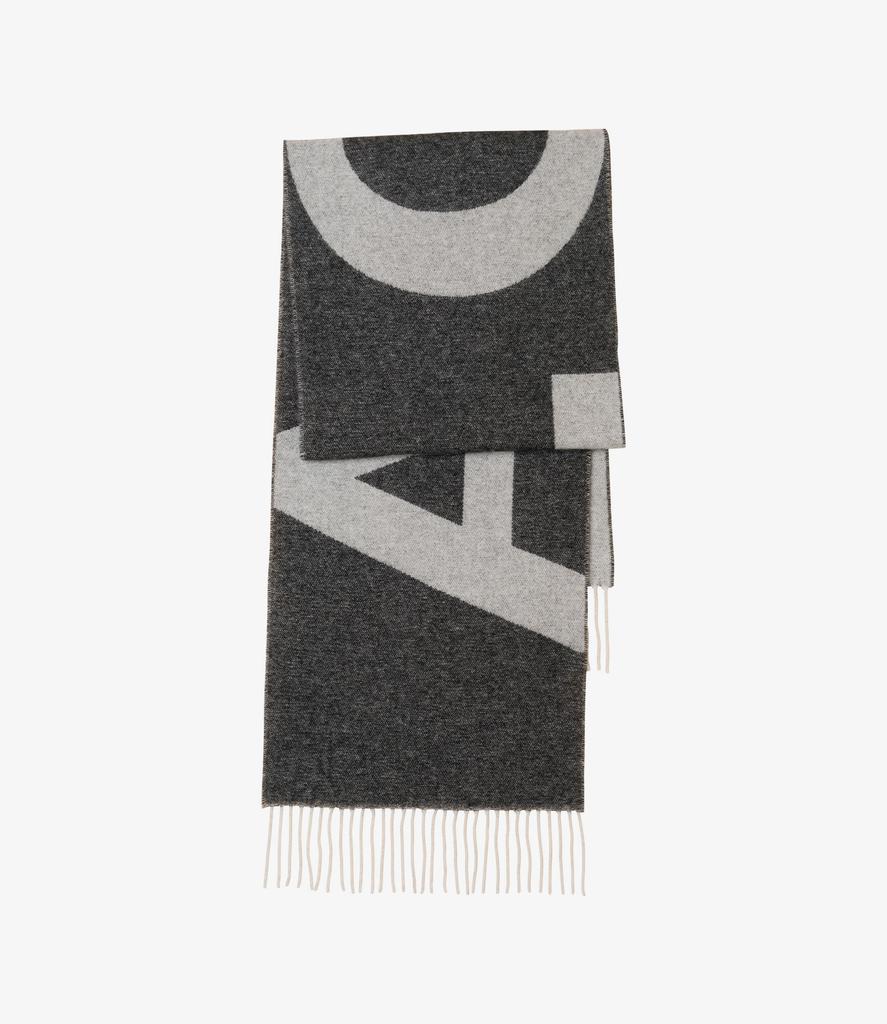 A.P.C. Alix Scarf - - Wool - Black - Scarves - Free Shipping