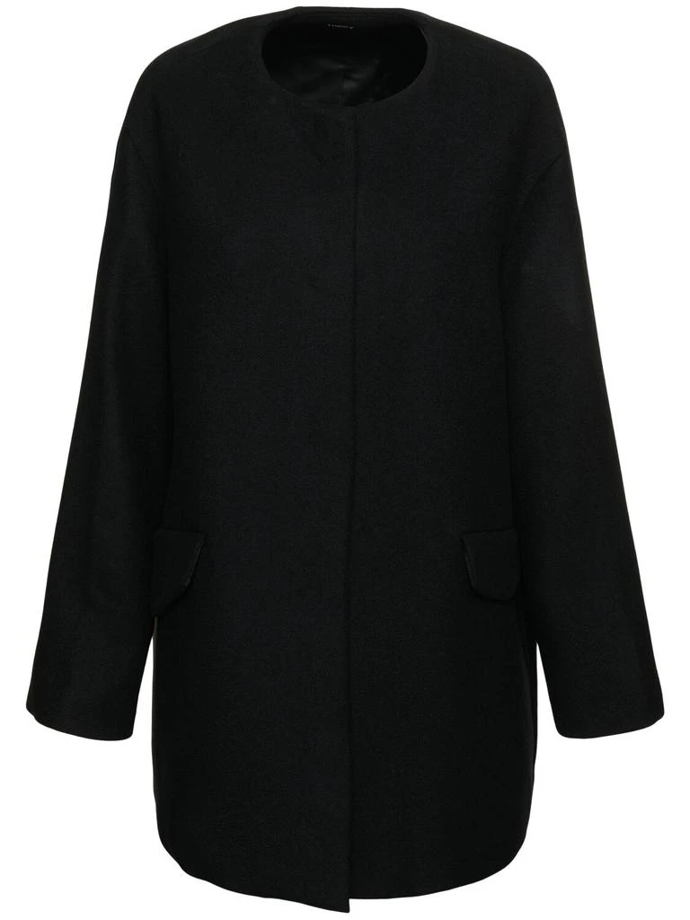 Theory Wool Blend Cape Coat 1