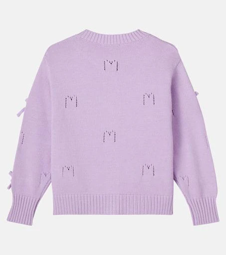 MONNALISA Bow-detail cardigan 2