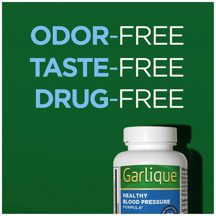 Garlique Garlic Extract Supplement, Healthy Blood Pressure Formula 10