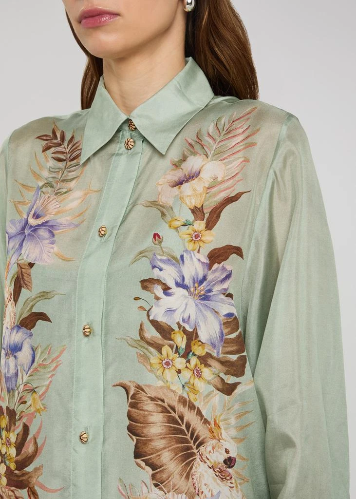 Zimmermann Coco floral-printed silk shirt 5