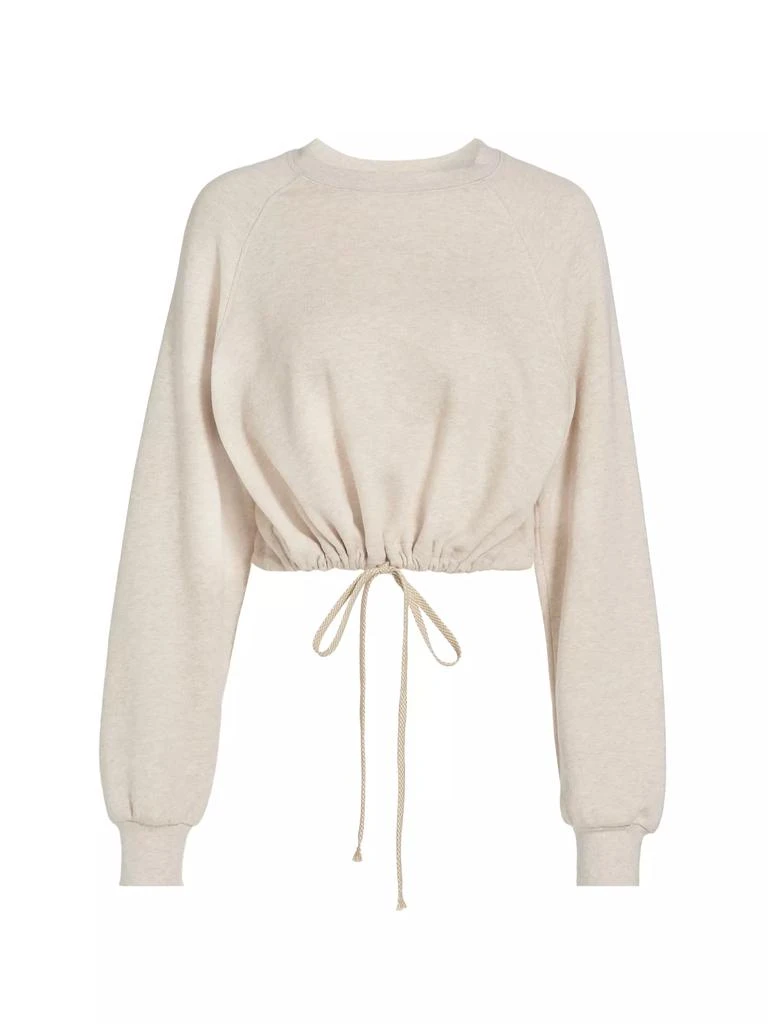 Ulla Johnson Hadley Fleece Drawstring Sweatshirt 1