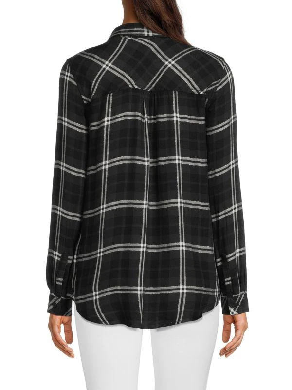 Beach Lunch Lounge Carley Plaid Button Down Shirt 2