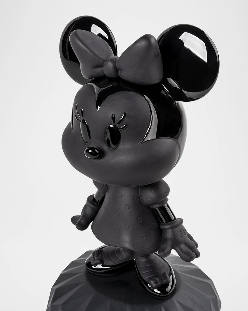 Lladro Minnie Total Black Sculpture 3