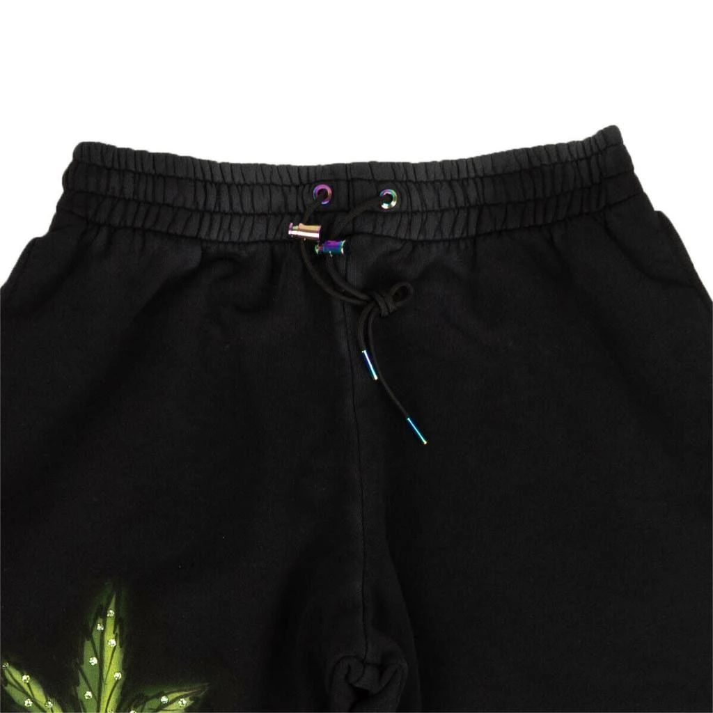 Bossi Airbrush Rhinestone Sweatpants - Black 3