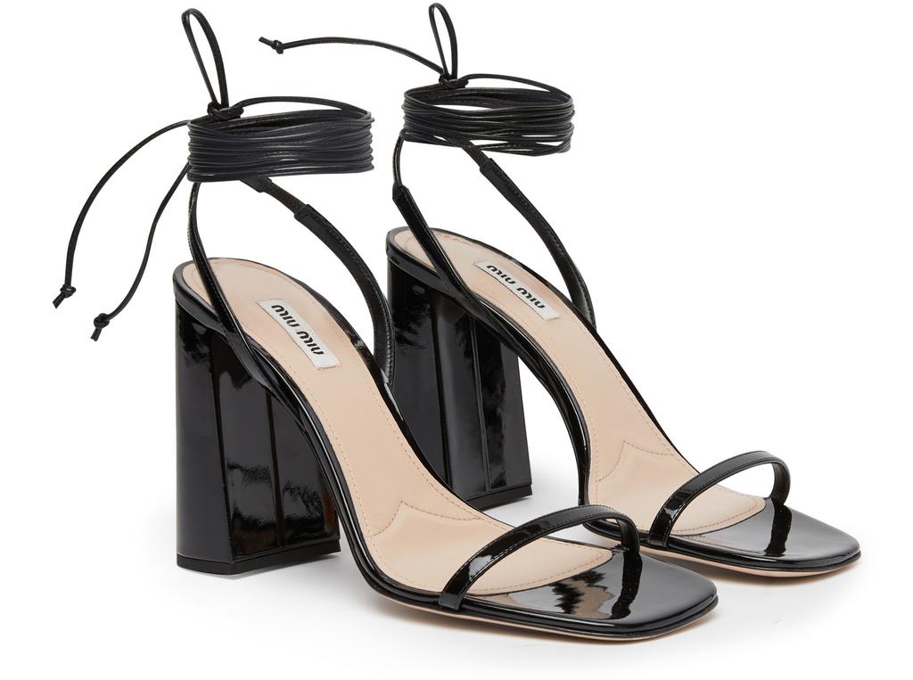 Miu Miu Patent leather sandals - Slippers - Free Shipping
