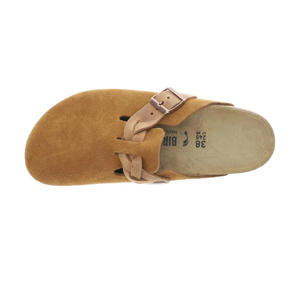 BIRKENSTOCK Boston Braid Suede Clogs 4