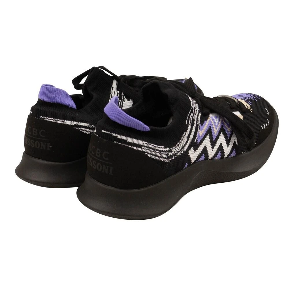 Missoni Purple ACBC Fly Knit Chevron Low Top Sneakers 5