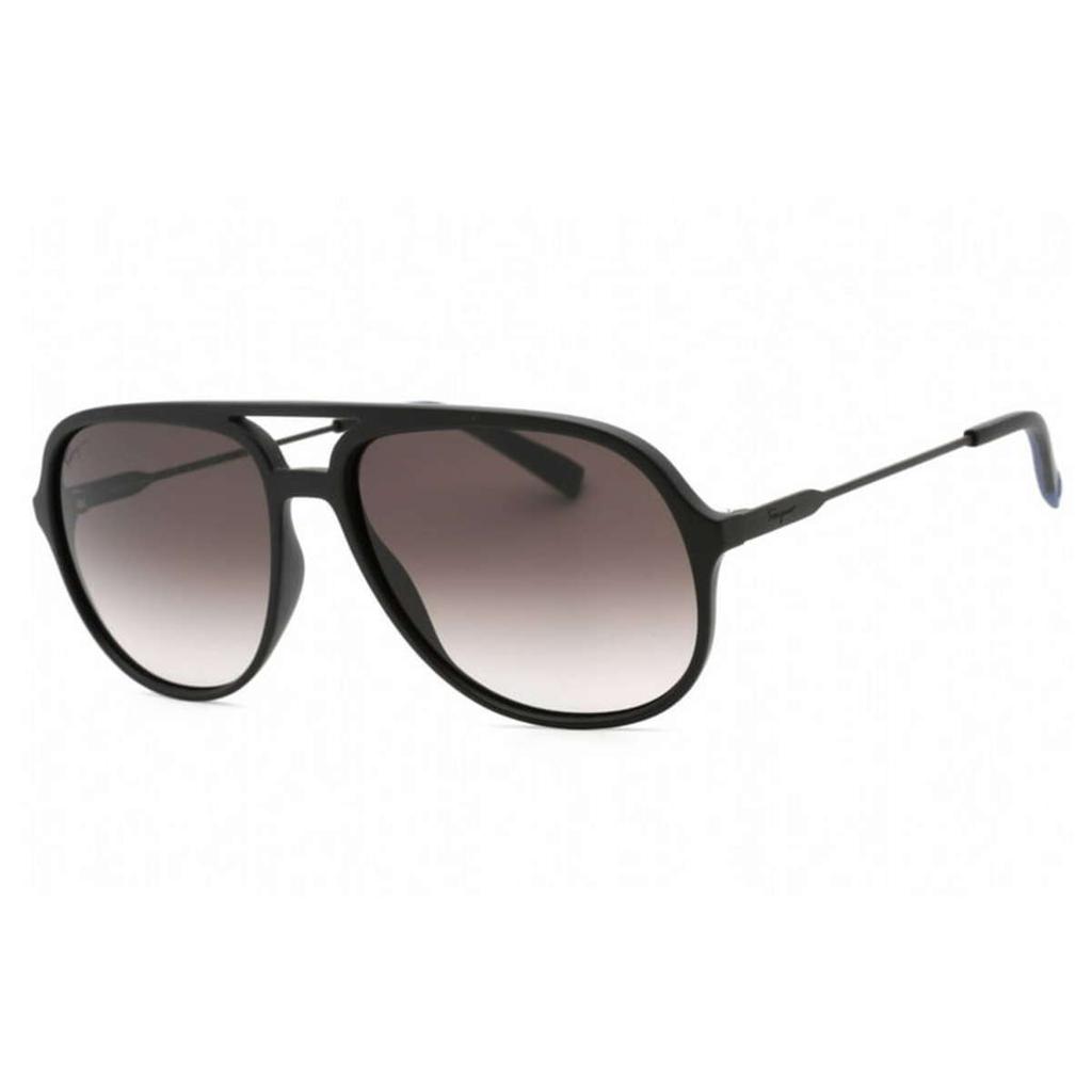 Salvatore Ferragamo Ferragamo Men's Black Aviator Sunglasses