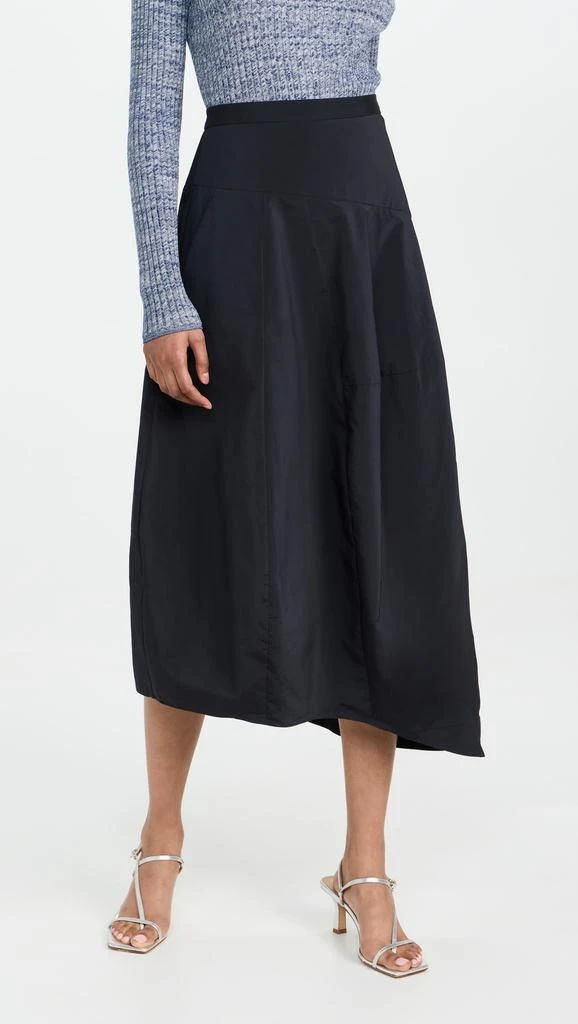 Tibi Nylon Asymmetrical Balloon Skirt 2