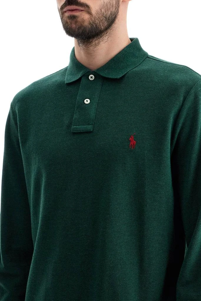 Ralph Lauren Men's Custom Slim Fit Long Sleeve Polo Shirt 4