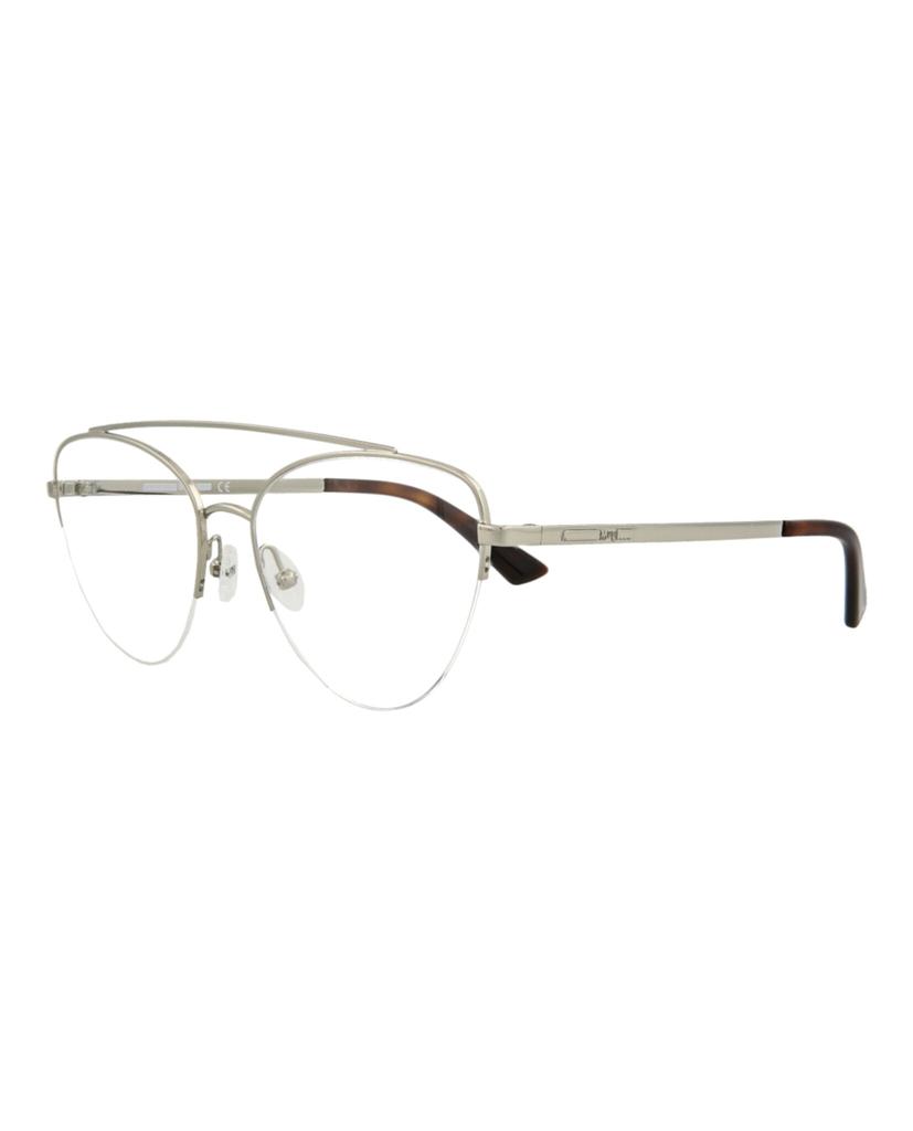 Alexander McQueen Cat Eye-Frame Metal Optical Frames