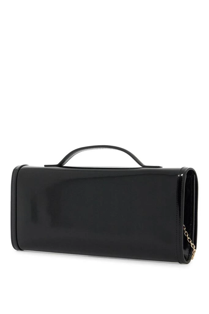 ROGER VIVIER brushed leather belle vivier clutch bag 2