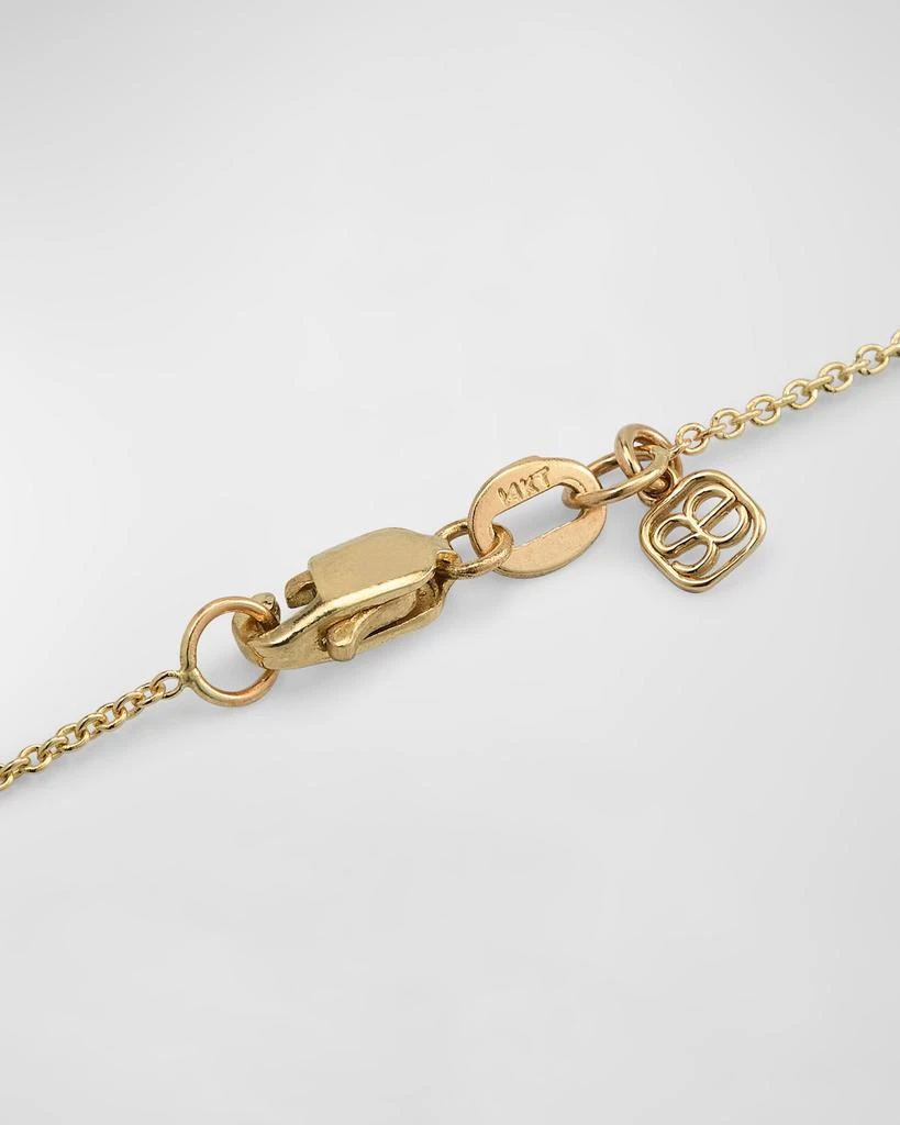 Sydney Evan 14K Star of David Charm on Light Chain Necklace 4