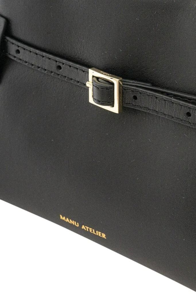 Manu Atelier Manu Atelier Le Cambon 25 Buckle Detailed Top Handle Bag 4