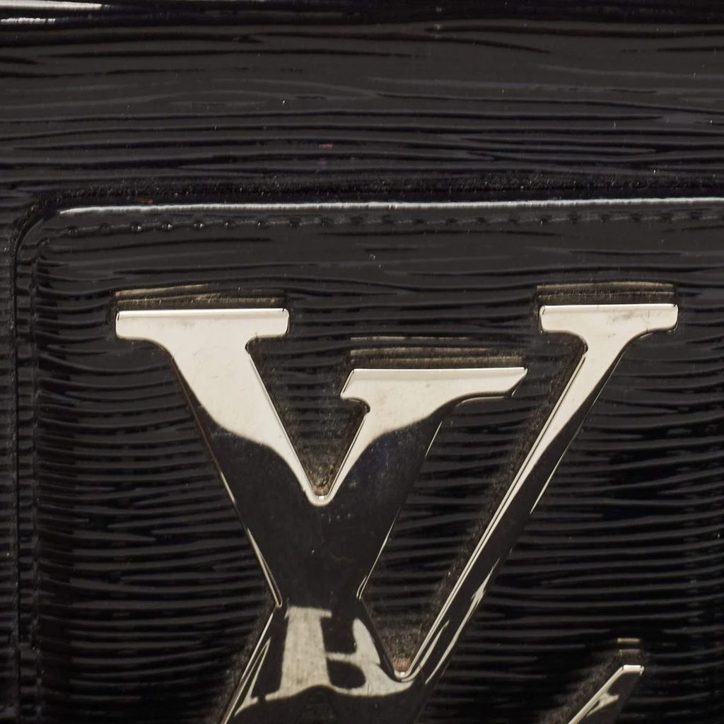 Louis Vuitton Louis Vuitton Black Electric Epi Leather Sobe Clutch 7