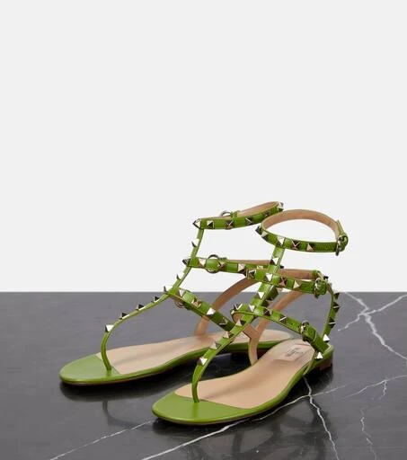 Valentino Rockstud leather sandals 5