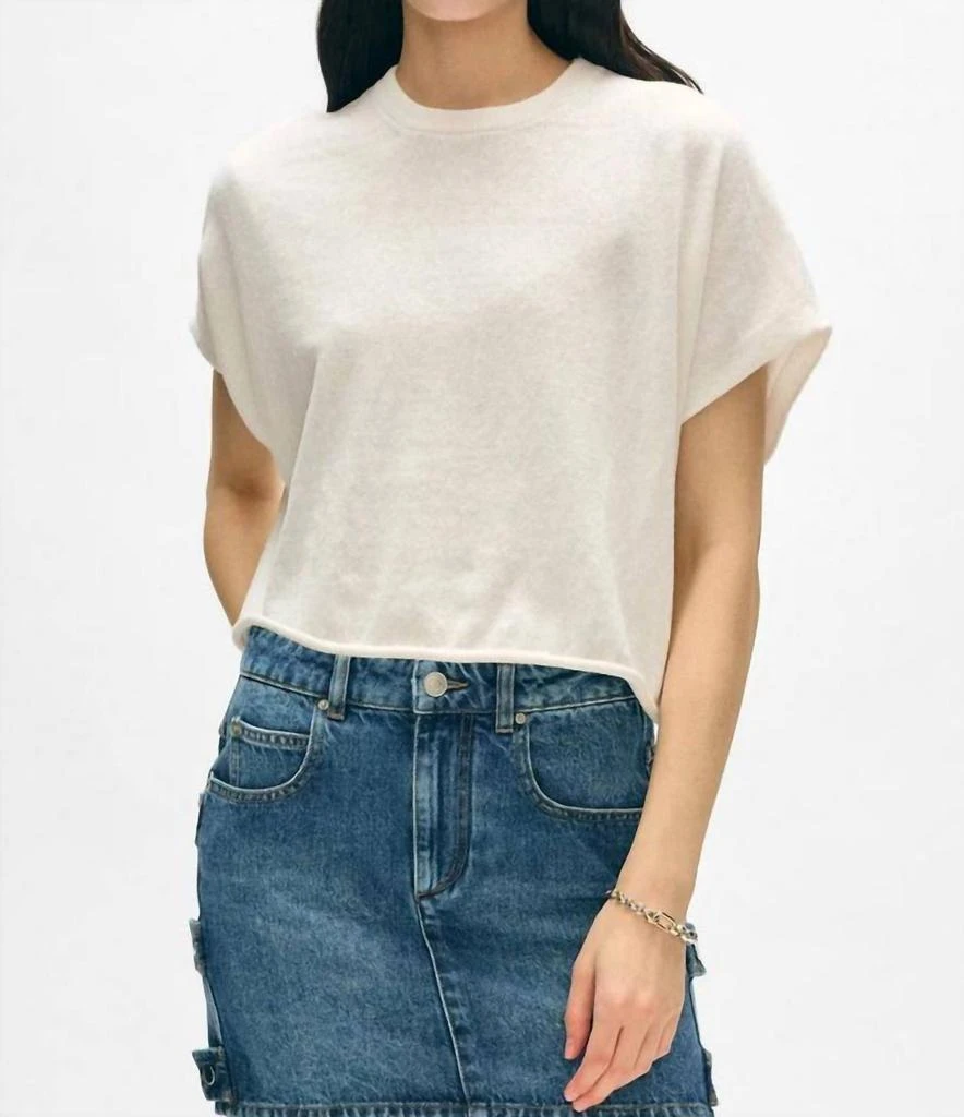 White + Warren White + Warren - Organic Cotton Blend Easy T-shirt 1