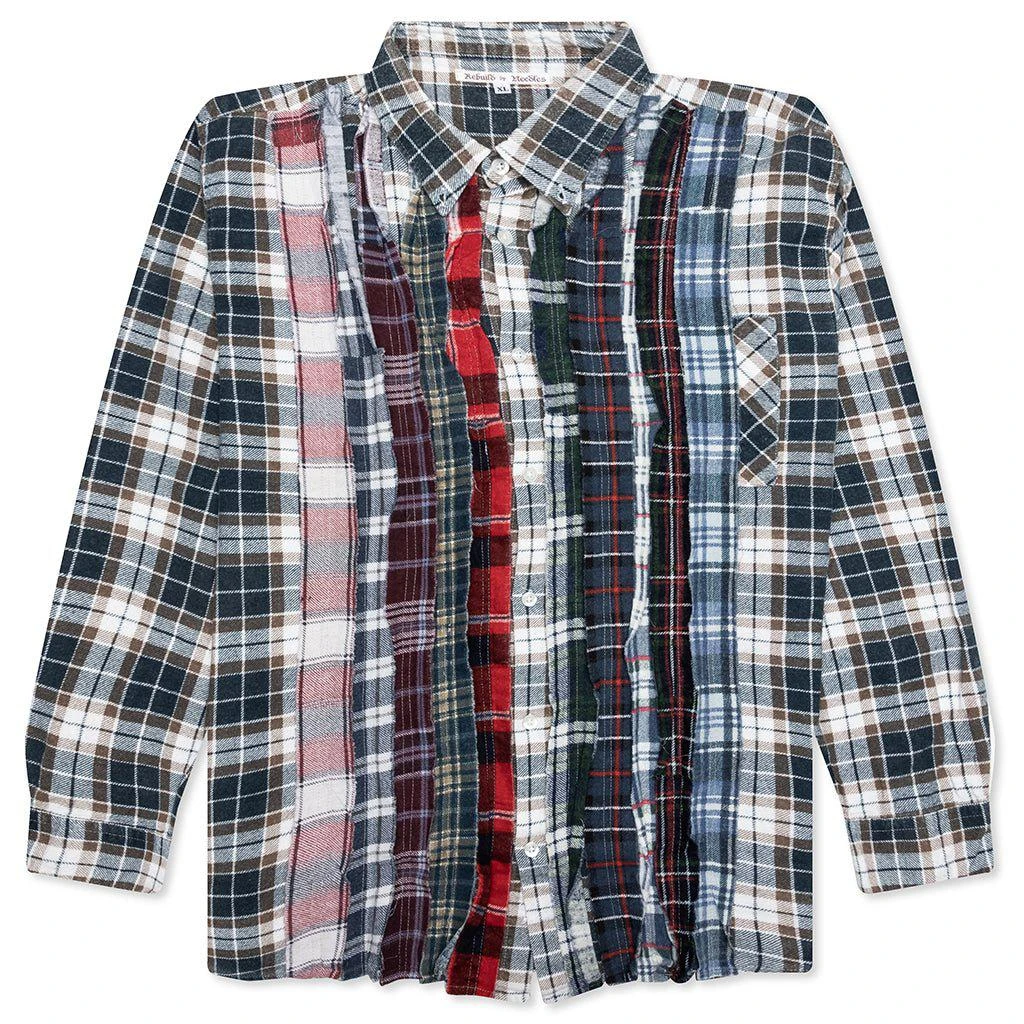 Needles Needles Ribbon Flannel Shirt 1